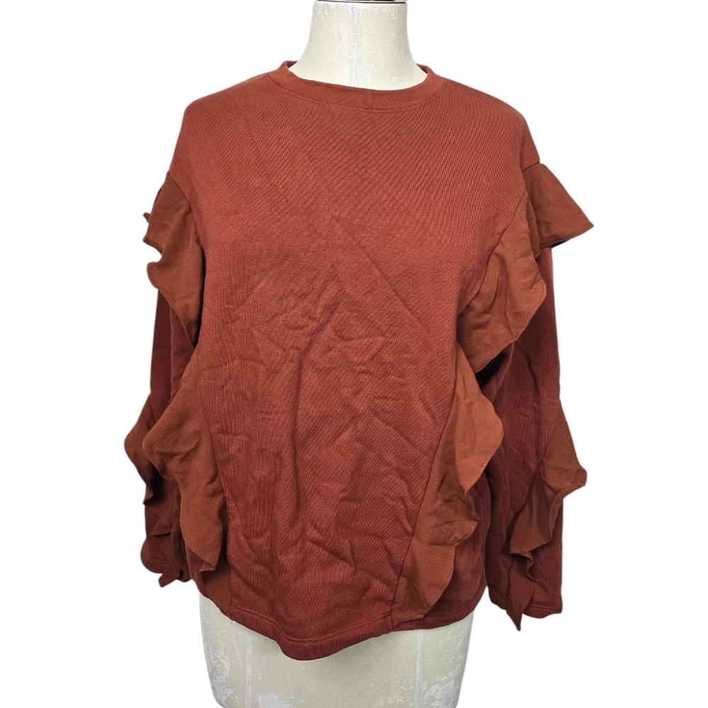A New Day Ruffle Sweater S